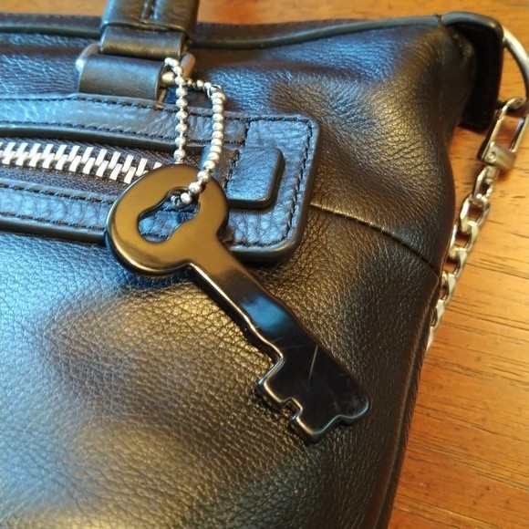 Fossil Dawson Pebbled Leather Tote Crossbody Bag EUC - Picture 9 of 12